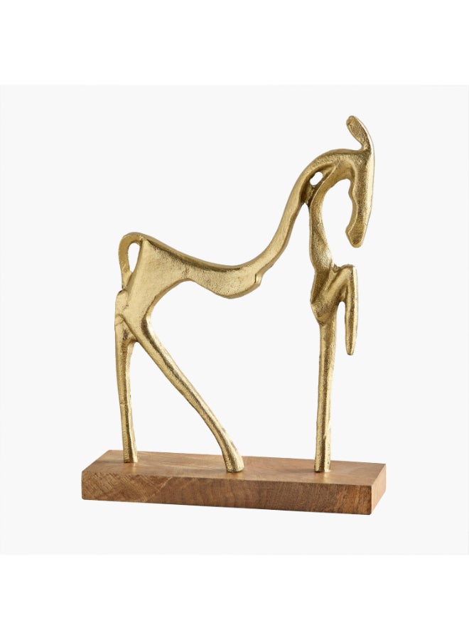 Home Box Gold Horse Table Accent Sculpture - Image 4
